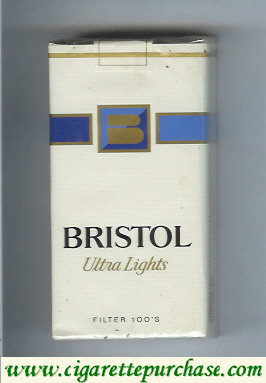 Bristol Ultra Lights 100s cigarettes USA